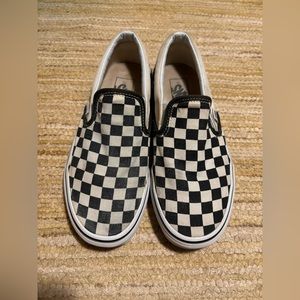 Checkered vans women’s 7 men 5.5